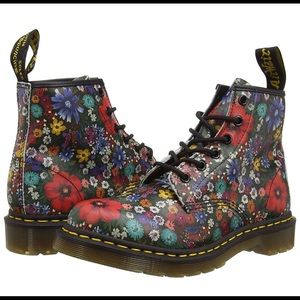 Size 6 - Dr. Martens Floral Boots